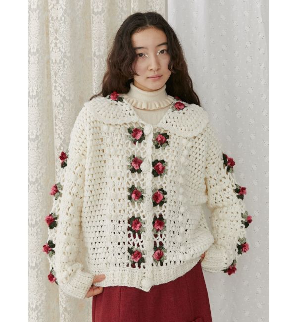 merry jenny「クロシェカーディガン」|カーディガン|