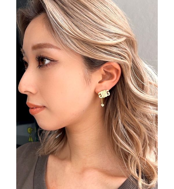 GYDA「JEYSUS Symmetry GYDAラインストーンピアス」|ピアス|