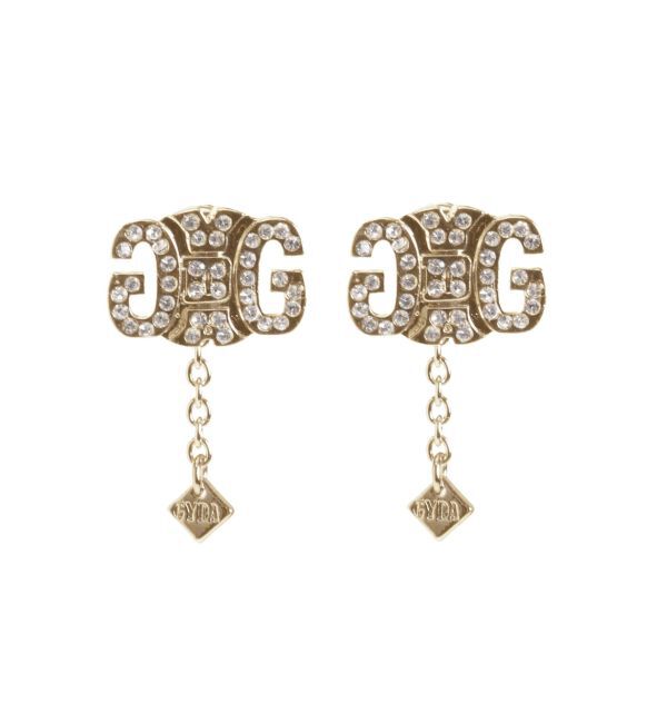 GYDA「JEYSUS Symmetry GYDAラインストーンピアス」|ピアス|