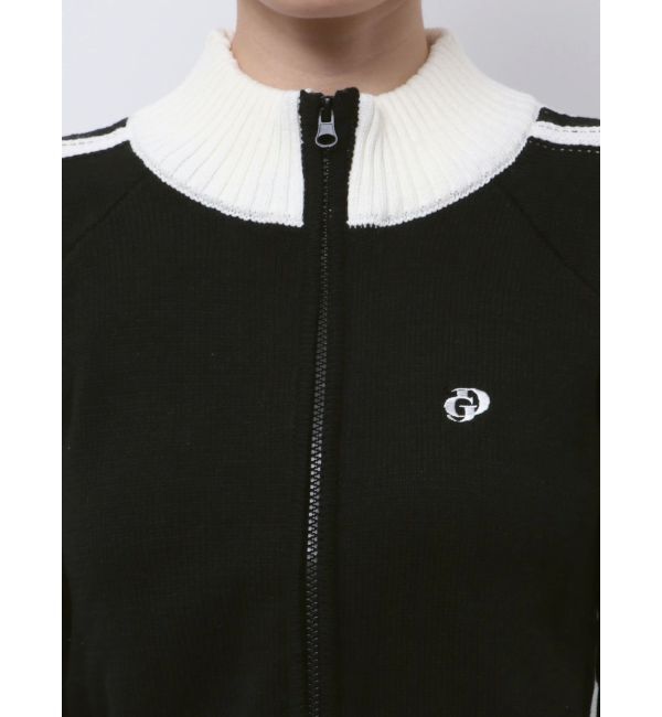 GYDA「GDアームラインニットブルゾン」|カーディガン|