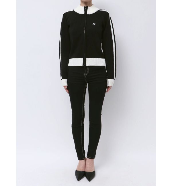 GYDA「GDアームラインニットブルゾン」|カーディガン|