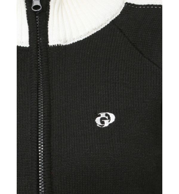 GYDA「GDアームラインニットブルゾン」|カーディガン|