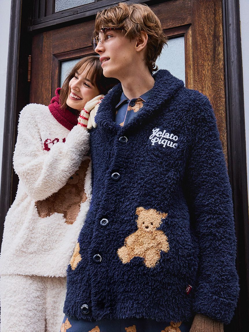 HOLIDAY】【HOMME】ジェラートスノーベアジャガードショール