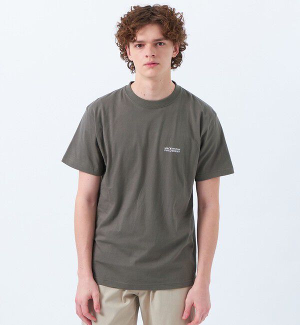 MACKINTOSH PHILOSOPHY「【WEB&一部店舗】5.6oz クルーネックロゴTシャツ」|Tシャツ・カットソー|チャコールグレー