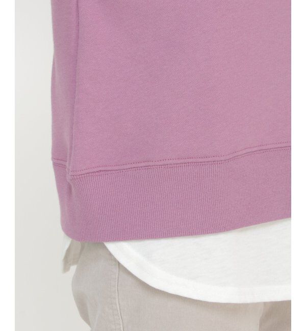 ikka「フェイクレイヤード裏毛プルオーバー」|パーカー|