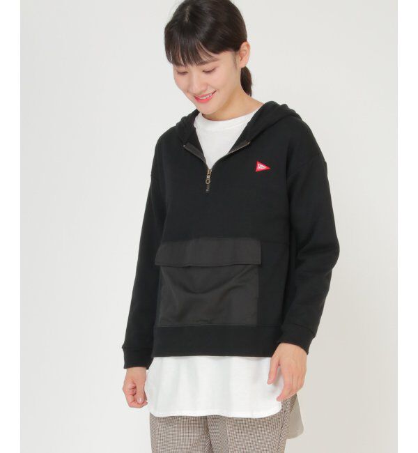 ikka「Healthknit Product ハーフZIPパーカー」|パーカー|ブラック