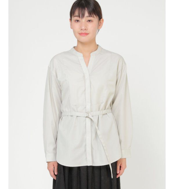 IKKA LOUNGE「ベルトセット2WAYシャツ」|カーディガン|