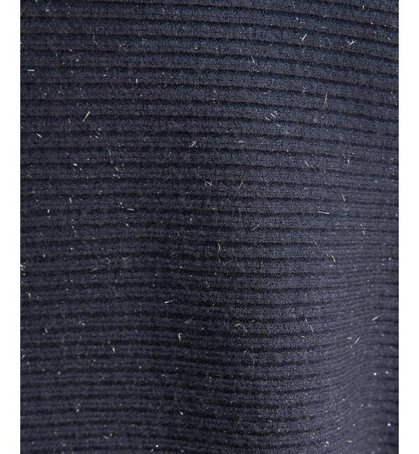 IKKA LOUNGE「横リブドルマンラメニットプルオーバー」|プルオーバー|