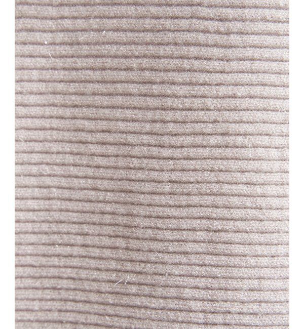 IKKA LOUNGE「横リブドルマンラメニットプルオーバー」|プルオーバー|