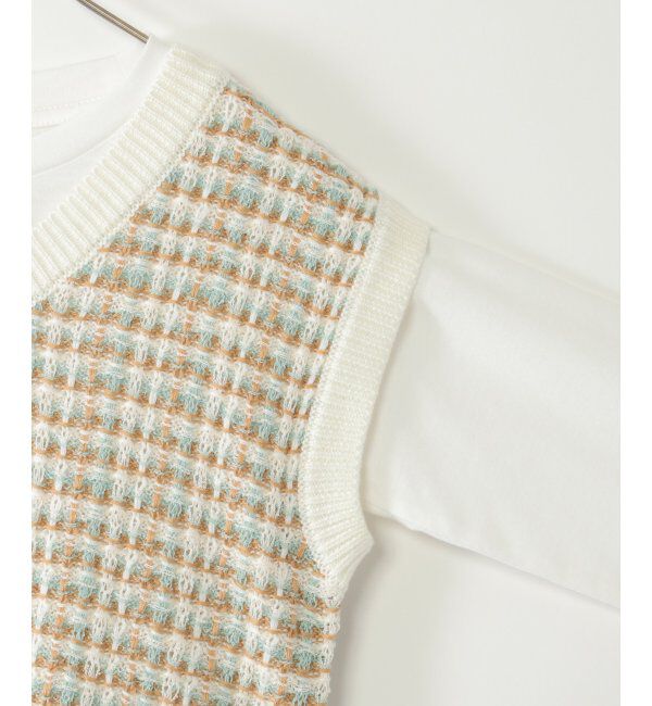 ikka kids「【親子おそろい】ジャガードニットベストSET（120~160cm）」|その他|