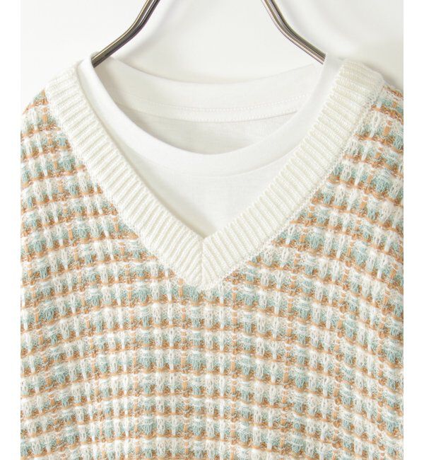 ikka kids「【親子おそろい】ジャガードニットベストSET（120~160cm）」|その他|