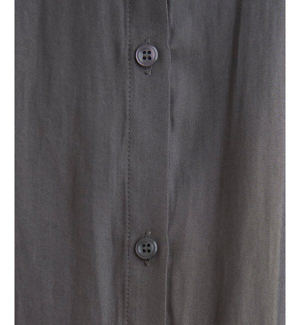 ikka「【セットアップ対応】カッセンギャザーフレンチ袖シャツ」|シャツ・ブラウス|