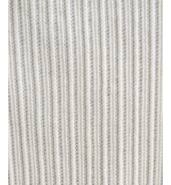 Lbc with Life「パールスナップボタンリブカーデ」|カーディガン|