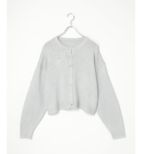 VENCE share style「ラメリリーヤーンカーディガン」|カーディガン|