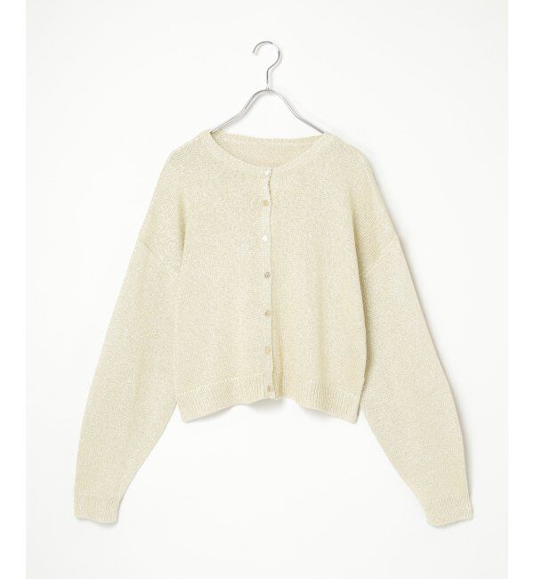 VENCE share style「ラメリリーヤーンカーディガン」|カーディガン|