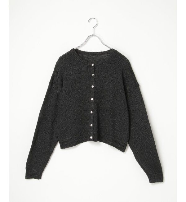 VENCE share style「ラメリリーヤーンカーディガン」|カーディガン|
