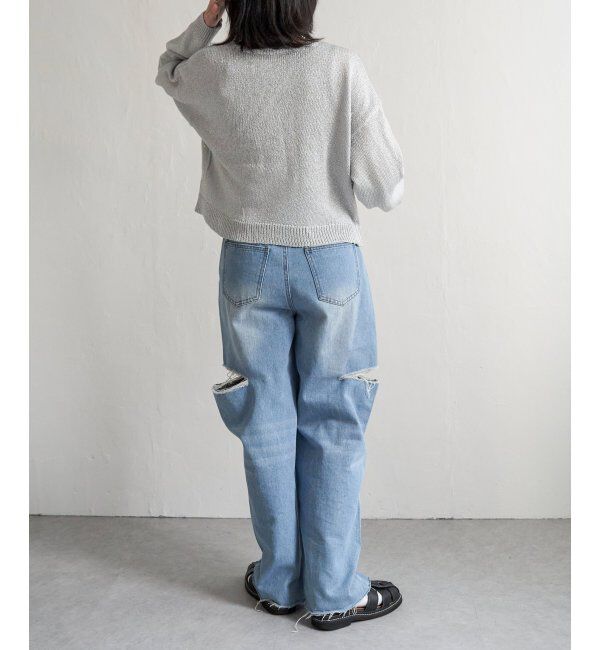 VENCE share style「ラメリリーヤーンカーディガン」|カーディガン|