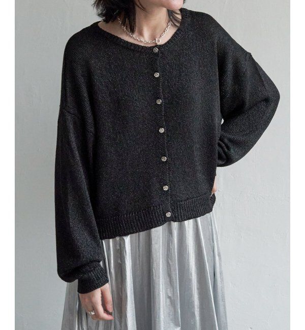VENCE share style「ラメリリーヤーンカーディガン」|カーディガン|