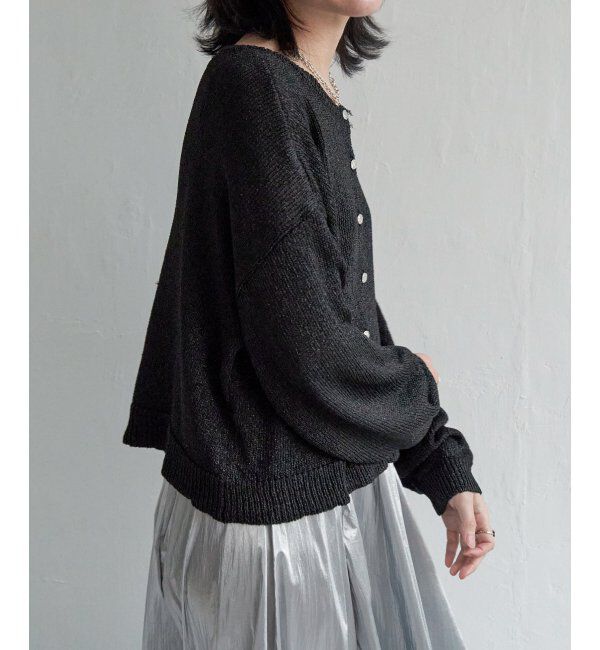 VENCE share style「ラメリリーヤーンカーディガン」|カーディガン|