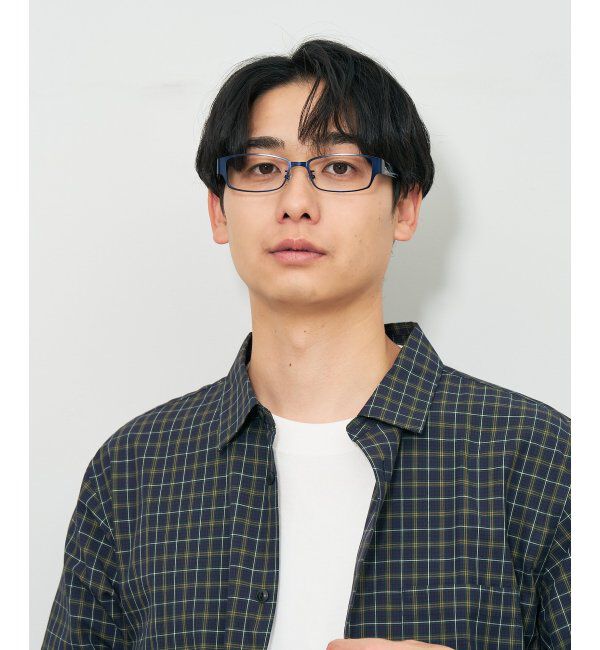  「スクエア型 メガネ｜伊達メガネ ビジネス スタイリッシュ 読書 度付き眼鏡  Zoff レンズ交換券付」|メガネ|