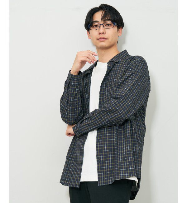  「スクエア型 メガネ｜伊達メガネ ビジネス スタイリッシュ 読書 度付き眼鏡  Zoff レンズ交換券付」|メガネ|