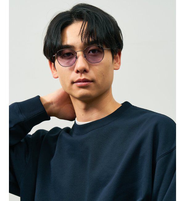  「ウェリントン型 サングラス｜カラーレンズ｜メタル UVカット (紫外線カット率99.9%以上) ユニセックス 」|サングラス|