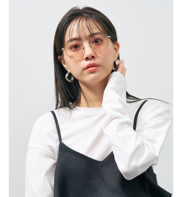  「ウェリントン型 サングラス｜カラーレンズ｜メタル UVカット (紫外線カット率99.9%以上) ユニセックス 」|サングラス|