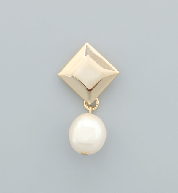  「Vintique ゴールドスタッズ&times;パール ピアス」|ピアス|