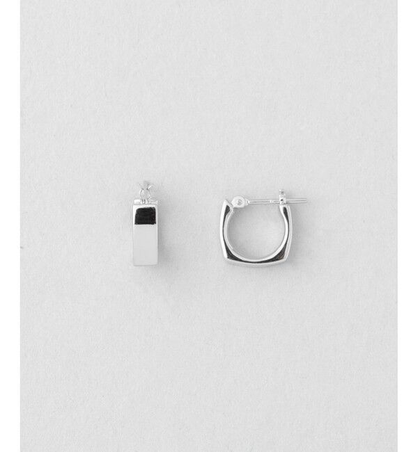 Jouete「フープピアス スクエア」|ピアス|プラチナム