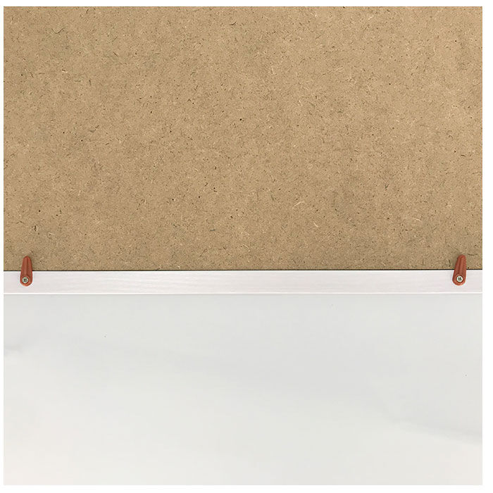 BACKYARD FAMILY「額縁 正方形 通販 50角 500&times;500mm ハンカチ額 木目 かわいい 額 フレーム 壁掛用」|その他|