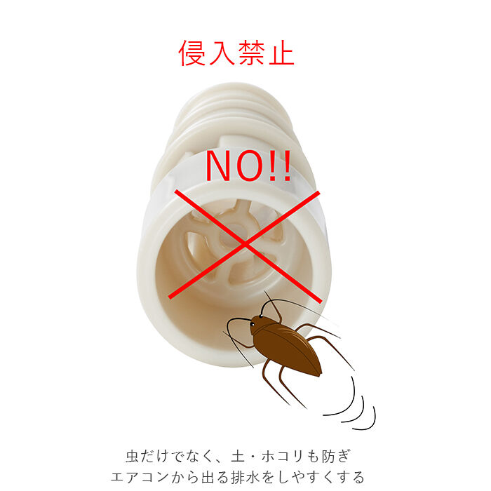 BACKYARD FAMILY「エアコン 防虫 キャップ 通販 防虫キャップ 室外機 虫対策 ゴキブリ 駆除 ごきぶり対策」|その他|