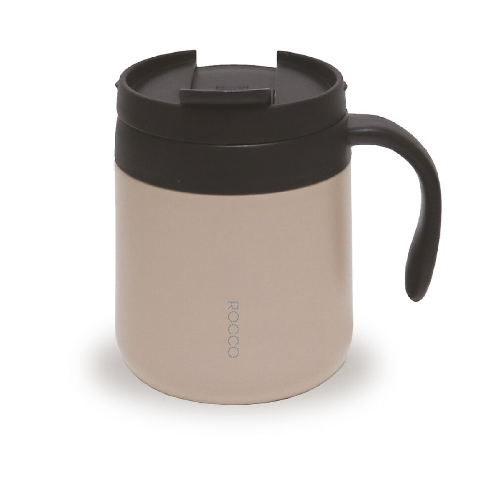 BACKYARD FAMILY「マグカップ 保温 保冷 蓋付き 通販 ROCCO ロッコ コップ コーヒーカップ スープジャー」|グラス・マグカップ|ベージュ1