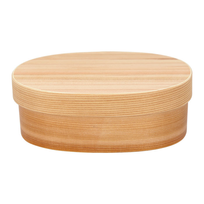 BACKYARD FAMILY「わっぱ 弁当箱 通販 小判型 1段 一段 500ml わっぱ弁当 まげわっぱ 曲げわっぱ 白木」|食器・キッチングッズ|