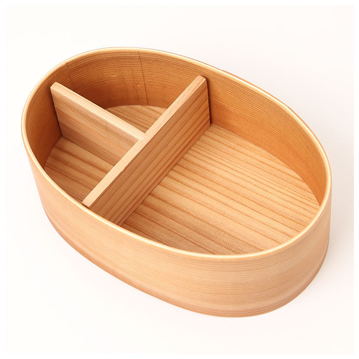 BACKYARD FAMILY「わっぱ 弁当箱 通販 小判型 1段 一段 500ml わっぱ弁当 まげわっぱ 曲げわっぱ 白木」|食器・キッチングッズ|