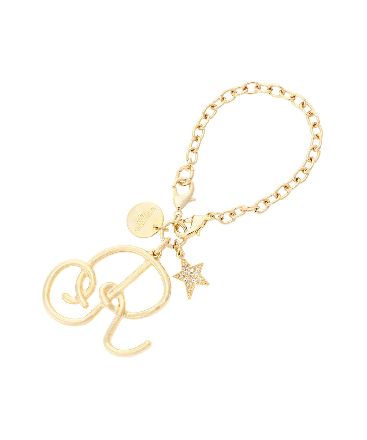 Samantha Vega「スタンダードイニシャルチャーム(R)」|チャーム・キーホルダー|ゴールド