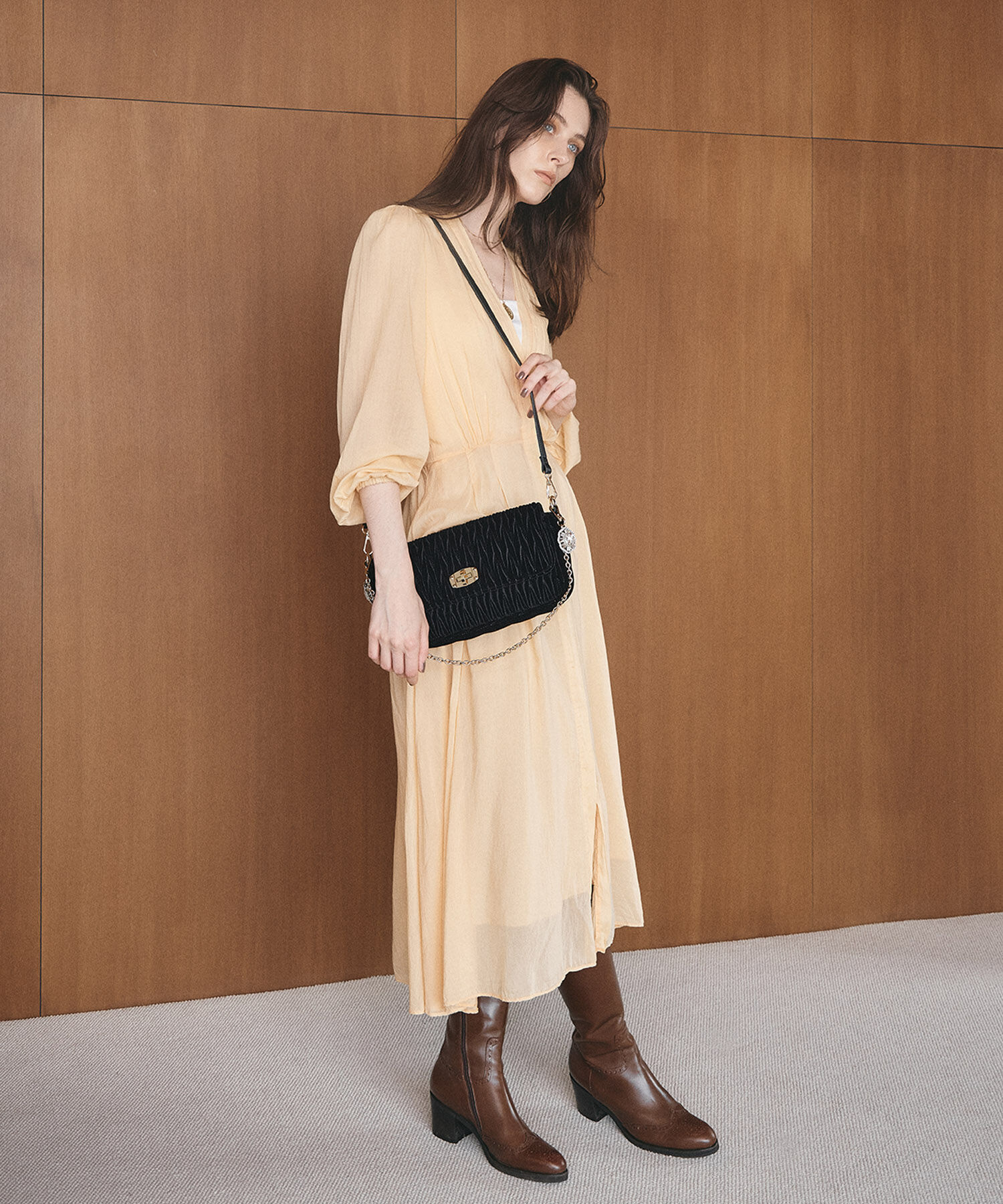 TOPKAPI TREASURE「【TREASURE TOPKAPI】ベルベット キルティング ビジュー ショルダー バッグ」|ショルダー・メッセンジャー|