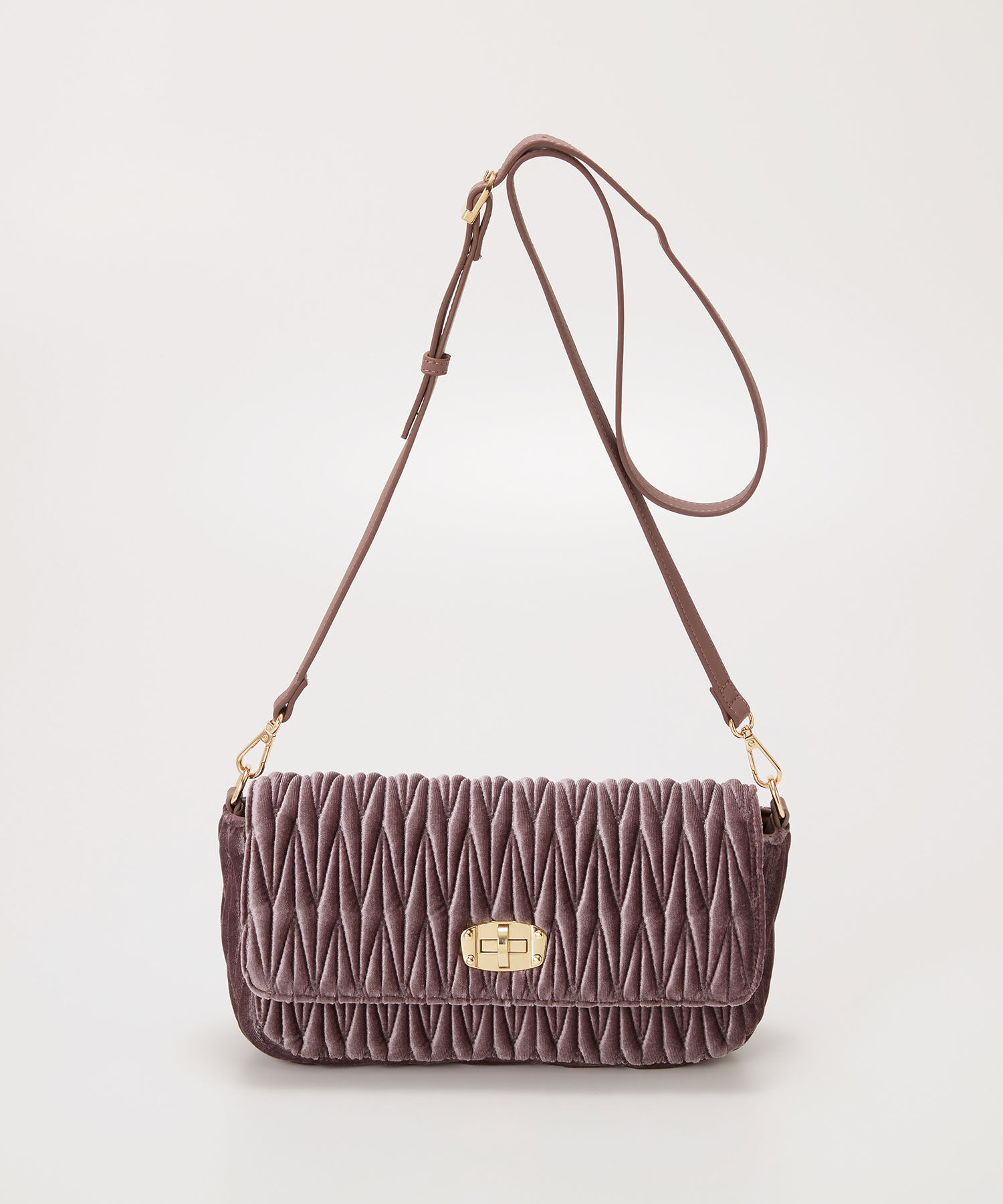 TOPKAPI TREASURE「【TREASURE TOPKAPI】ベルベット キルティング ビジュー ショルダー バッグ」|ショルダー・メッセンジャー|