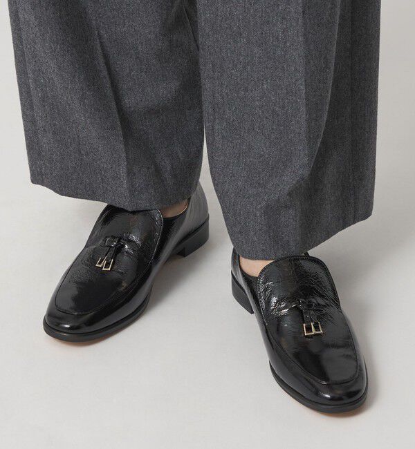 ODETTE E ODILE「メタルタッセルディープモカフラット20&uarr;」|ローファー|