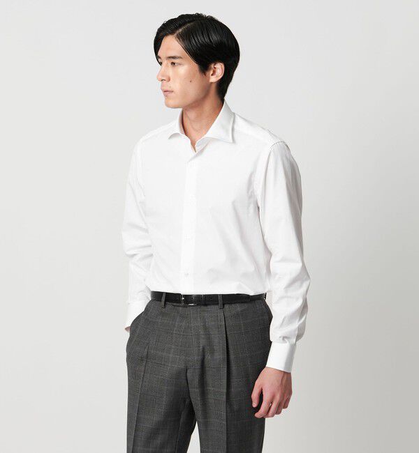 UNITED ARROWS「THOMAS MASON/トーマスメイソン ブロード セミワイドカラー シャツ」|シャツ・ブラウス|