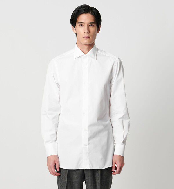 UNITED ARROWS「THOMAS MASON/トーマスメイソン ブロード セミワイドカラー シャツ」|シャツ・ブラウス|