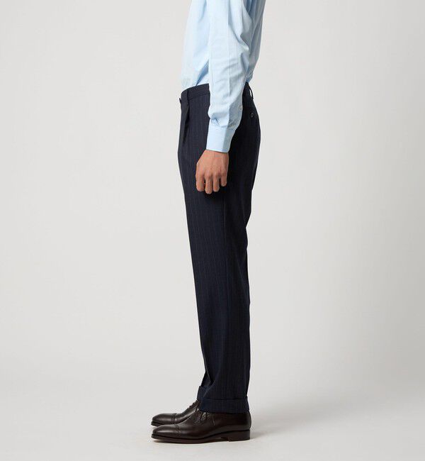 UNITED ARROWS「シャークスキン ストライプ シングル3B  スーツ S‐MODEL ヨコストレッチ・撥水・防しわ」|スーツ|