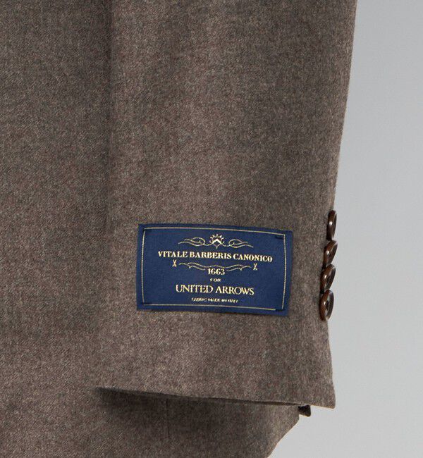 UNITED ARROWS「Vitale Barberis Canonico ライトフランネル ダブル6ボタン スーツ MC‐MODEL はっ水」|スーツ|