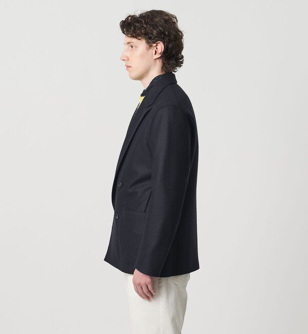 UNITED ARROWS「ARYES ジャージメルトン オーディナリー ダブル 4ボタンジャケット」|テーラードジャケット|