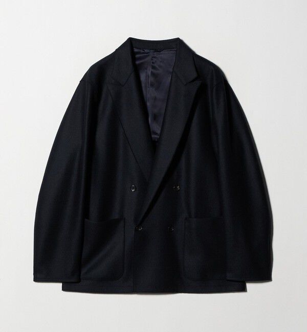 UNITED ARROWS「ARYES ジャージメルトン オーディナリー ダブル 4ボタンジャケット」|テーラードジャケット|