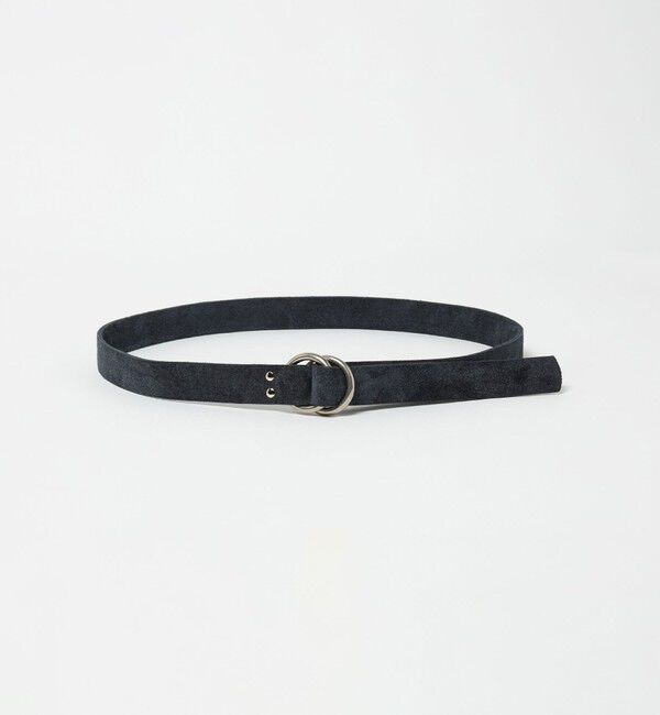 UNITED ARROWS「＜BEORMA LEATHER COMPANY＞B0209/スエード リングベルト」|ベルト|BLACK