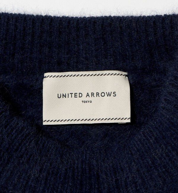 UNITED ARROWS「フォックスカシミヤ ハーフスリーブ Tニット UYHSP」|ニット・セーター|