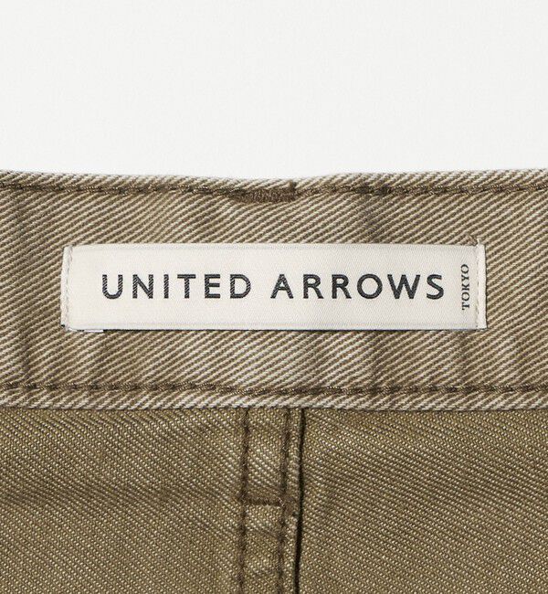UNITED ARROWS「ロープ染めカラーデニム バギー5ポケット」|デニム|