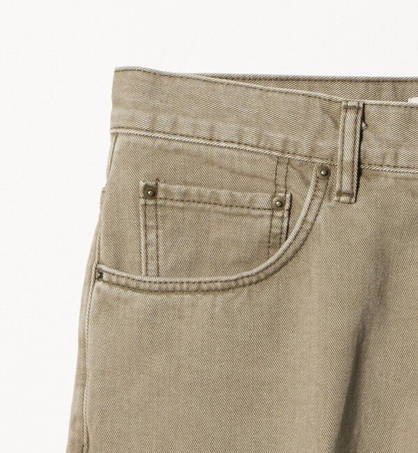 UNITED ARROWS「ロープ染めカラーデニム バギー5ポケット」|デニム|