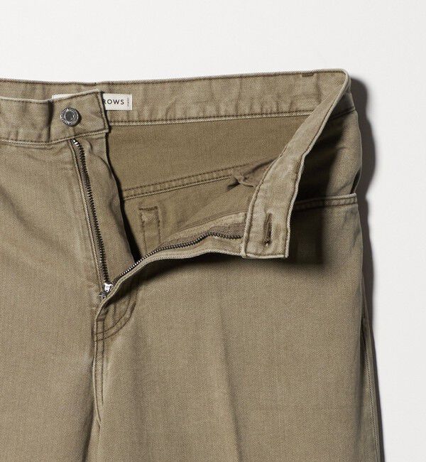 UNITED ARROWS「ロープ染めカラーデニム バギー5ポケット」|デニム|