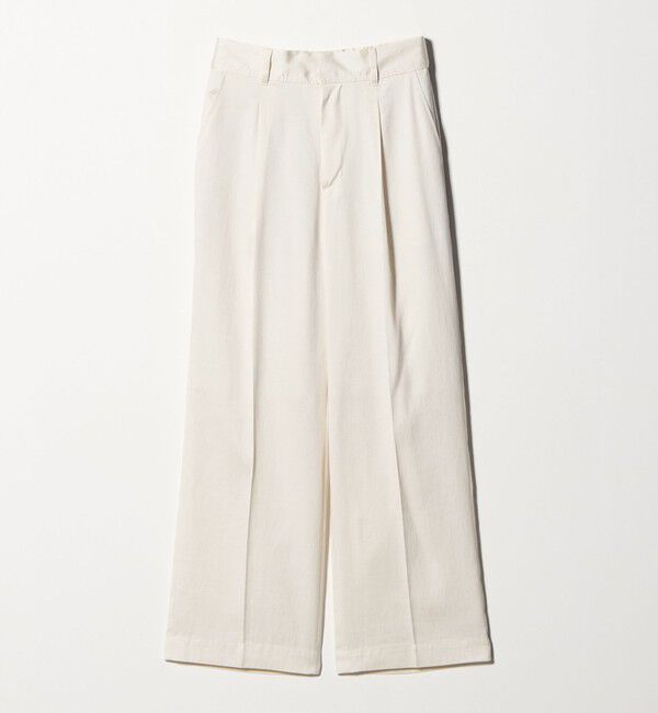 UNITED ARROWS green label relaxing「フィブリル ワイド パンツ」|スラックス|